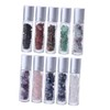 Mikinona Elegant Natural Semi-precious Stones Essential Oil Rollerball Bottles 10ml