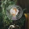 OSALADI Glass Lampshade Replacement 5.90 Inch Clear Globe Lamp Cover