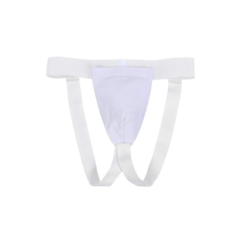 White Foul Cup with Supporter Gold Guard Martial Arts Karate