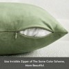 MIULEE Set of 2 Velvet Soft Solid Decorative Square Throw