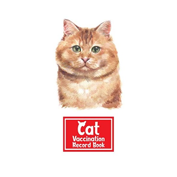 Cat Vaccination Record Book: Hosico Cat | Health and Wellness