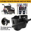 Wheelchair Cup Holder, Cup Holder for Walker, Basket for Walkers