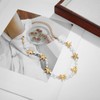 LILIE&WHITE Gold Plated Starfish Necklace for Women - Beach-Inspired Pearl
