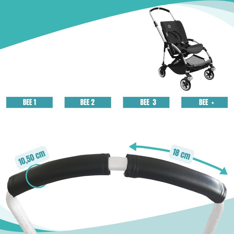 PROTEC TIF Faux Leather Protective Cases Compatible with Bugaboo BEE