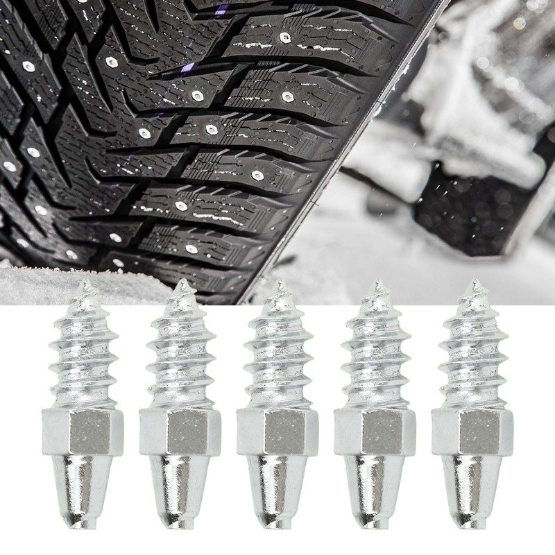 100PCS Tire Spikes Carbide Alloy 21mm Prevent Slip Wheel Tyre