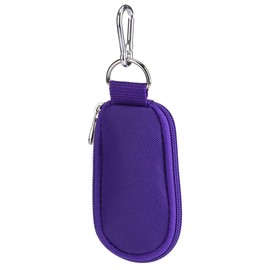 Sonew Essential Oil Carrying Case, key Chain Style 10-Compartment Essential Oil Storage Bag For Home And Travel(Purple)