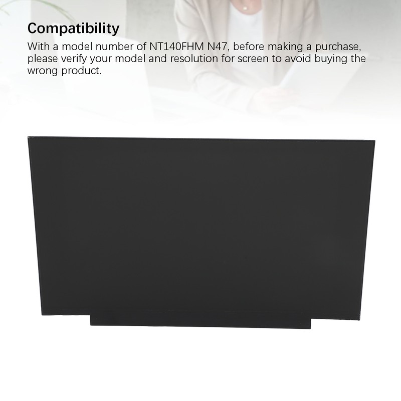 14 Inch LCD Screen Replacement NT140FHM N47 FHD 1920x1080 30