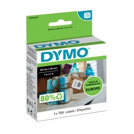 Dymo LW Multipurpose Labels, White 25 x 25 mm