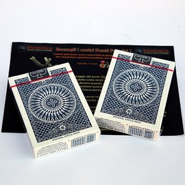 2 Tally Ho Circle Back Regular Poker Size Blue Back – Magic Tricks and Magic