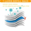 Pack of 9 Refill Foil Rings Refill Bag Compatible Refill