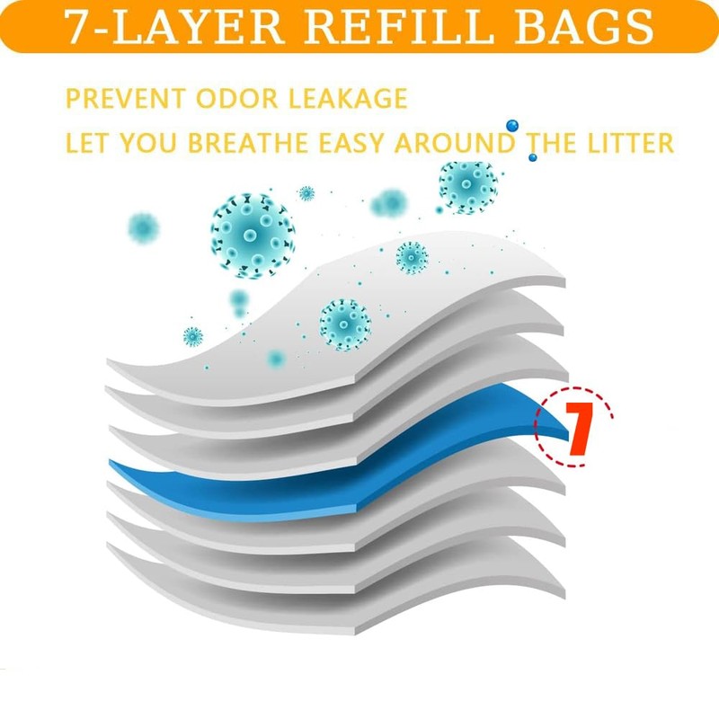 Pack of 9 Refill Foil Rings Refill Bag Compatible Refill
