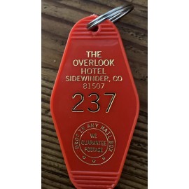 Red Gold Printed OVERLOOK HOTEL 237 Keytag