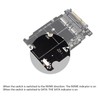 NGFF M Key to M.2 NVME SSD Enclosure High Speed