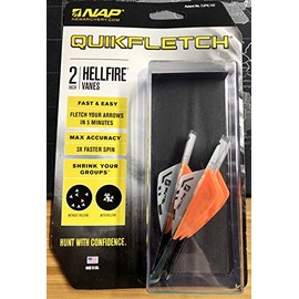 New Archery Products NAP Quikfletch 2" Hellfire Assorted - W/O/O (3 Pack)