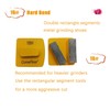 Redi-Lock Concrete Floor Preparation Disc, Diamond Metal Grinding Shoes, Double