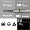Target Darts Scott Williams Generation 2 Soft Dart Set, 18G