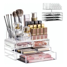 Organizador De Maquillaje Y Caja De Almacenar Con Cajones                                                                                             