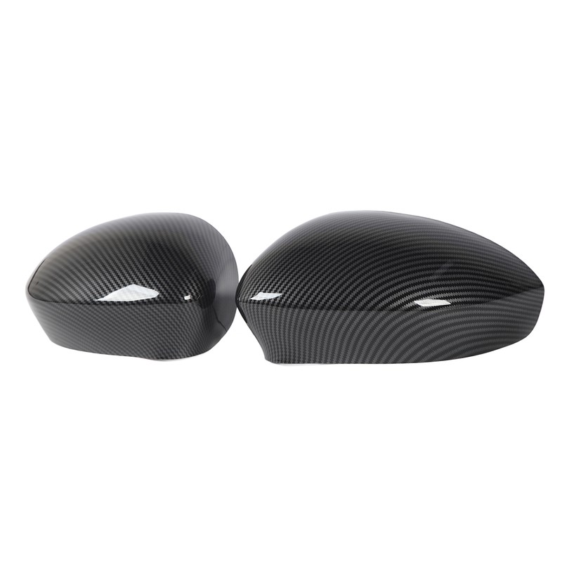 2 Pcs Door Side Rearview Mirror Cover Cap Left Right