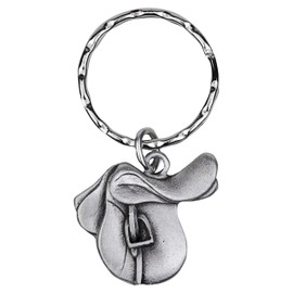 Metal Planet Ltd Saddle Horse Pony Pewter Keyring - Gift