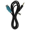 vhbw AUX Audio Adapter Cable Car Radio (120 cm) Compatible