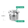 Rigych Camera Screw Adapter 1/4 to 3/8 Thread Adapter Inch