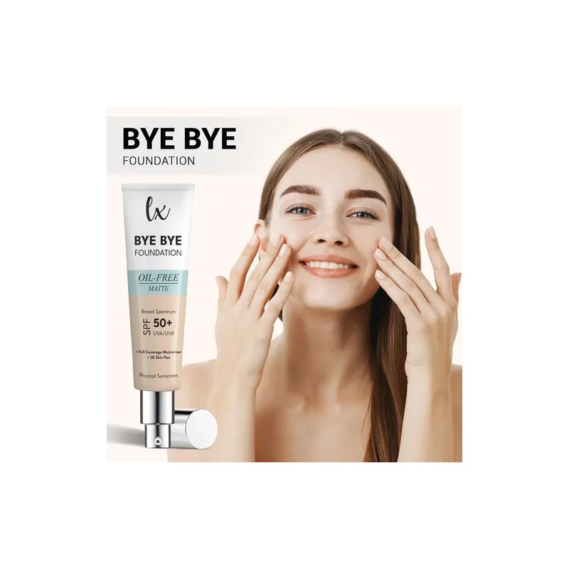 Lx Blend Bye Bye Foundation Crema Hidratante De Cobertura Ma