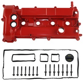 XUNUOPARTS 2.0L Aluminum Valve Cover Compatible with 2012-2014 Ford Focus Replace# CM5Z-6582-E CM5Z6582-E (RED)