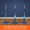 Bona Microfiber Pad 3-Pack includes Dusting, Cleaning, and Deep Cleaning