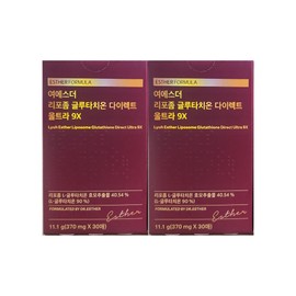 Esther Formula Yeo Esther Liposome Glutathione Ultra 9X 370mg x 30 sheets 2 / 에스더포뮬러 여에스더 리포좀 글루타치온 울트라 9X 370mg x 30매 2개