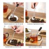 Kuskins Stainless Steel Tea Ball Infuser with Rotating Handle, Fine