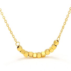 Generisch Women's Gold Chain, Gold Chain, Women's Necklace, Gold-Plated Gold Chain, Jewellery Chain, Adjustable Anchor Chain, Women's Fashion Jewellery, Metal