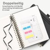 RETTACY Notebook B5 Lined, Bullet Journal with 100 g/m² Thick