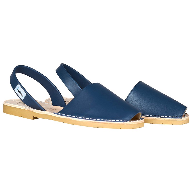 NORKINAS Avarcas para mujer, Azul marino, 10