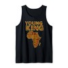 African Attire Kids Tee Black African King Boys Kente Cloth