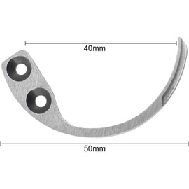 SNOKAY 2 Pcs Handheld Detacher Hook Key Remover - Loss Prevention Manual Tag Unlocker - EAS Detacher - Silver Security Tag Accessories