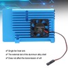 Single Fan Heat Sink CNC Protective Cover for Raspberry Pi