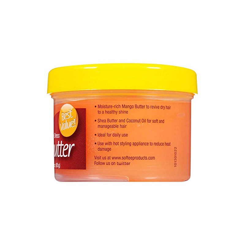 Softee Mango Shea Butter Daily Hair Dress 3 Oz