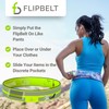 FlipBelt Reflective Running Belt Reflective Neon Yellow, Extra Large