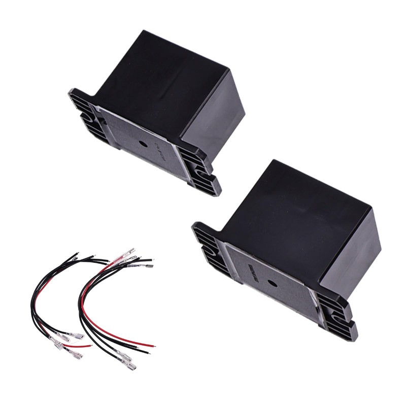 IEQFUE 2PCS 12VDC Coil 30A SPDT 1NO 1NC 240VAC Power