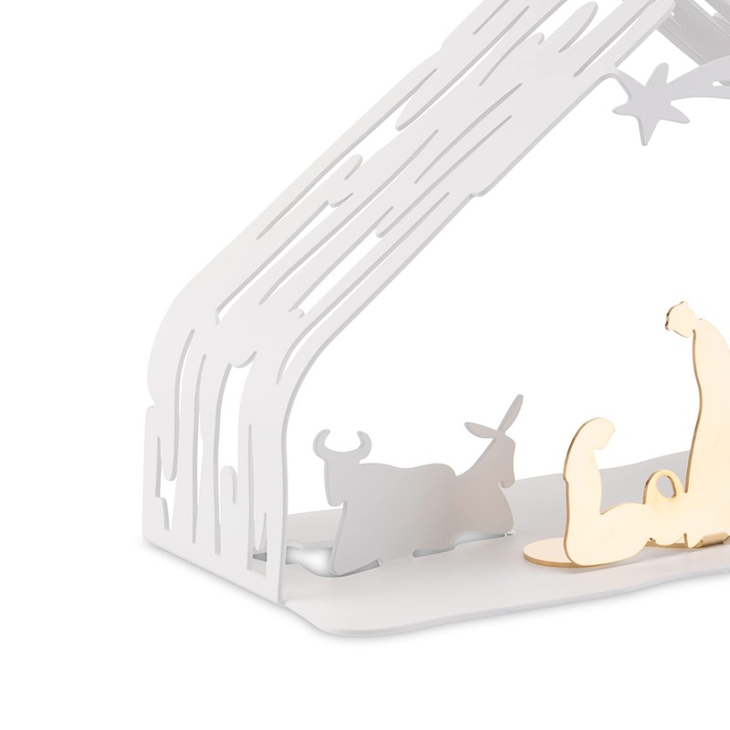 Alessi Bark Crib BM09 W Design Christmas Crib Reproduction with