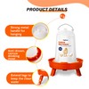 Eggluuz Eggluuz Chick Feeder and Waterer Kit, Top Fill 1.5kg