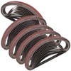 STEBRUAM Sanding Belt 13 x 457 mm,50PCS 80 Grit