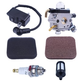 Gubeter Carburetor Ignition Coil Kit for Stihl Fs75 Fs80 Fs85 Fc85 Ht70 Hs75 Hl75 Ht75 Hs80 Chainsaw Parts Replacement for 4140 120 0619 4137 120 0608 Replacement for Zama C1Q1Q-S66, C1Q-S71, C1Q-S97
