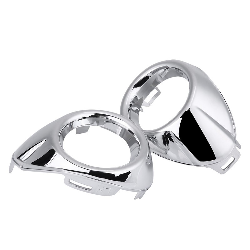 Pair of Front Bumper Fog Light Fog Lamp Bezel Cover