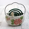 Craftsman House Mosquito Trap Incense Holder Hydrangea Rabbit Incense Pot