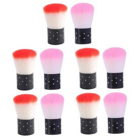 FRCOLOR 5sets Nail Tools Nail Brush for Cleaning Manicure Brush Nail Art Tools Nail Pedicure Tools Soft Bristles for Comfort 2pcs*5