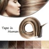 Rooted Remy Tape in Hair Extensions Ombre Tape on Human