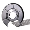 RIDEX 1330S0017 Anchor Plate Rear Left 308/91 mm Sheet Steel
