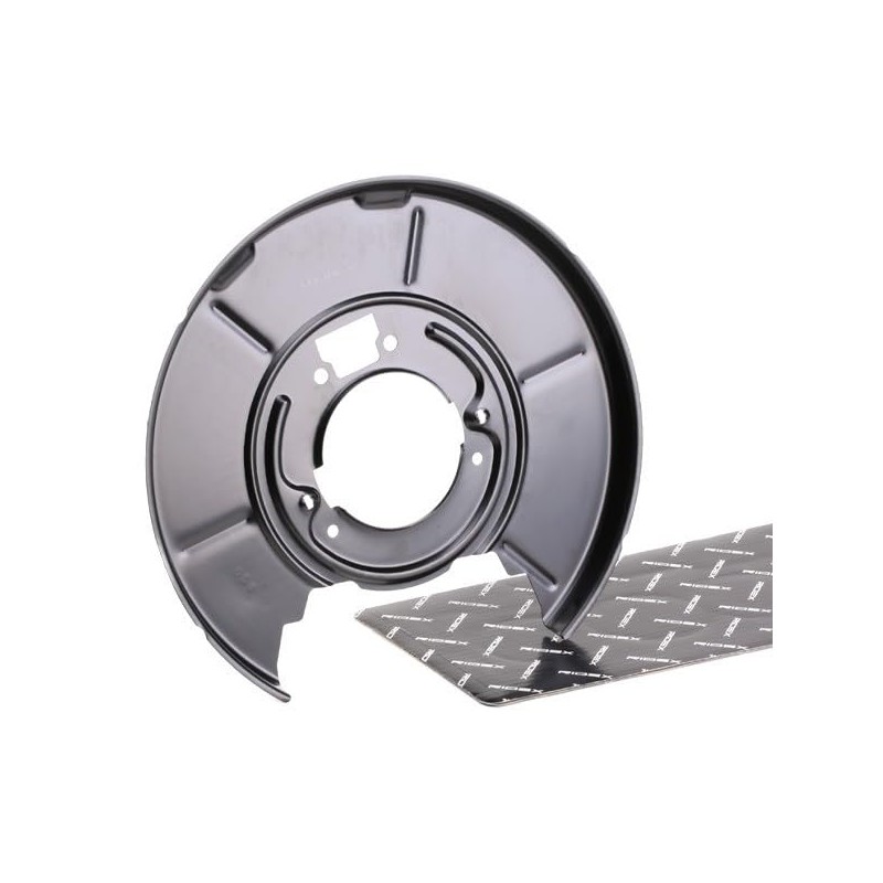 RIDEX 1330S0017 Anchor Plate Rear Left 308/91 mm Sheet Steel