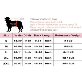 Dog Diapers Female Small Tiny Dogs Washable Sanitary Pantie with Adjustable Suspender, Reusable Doggie Diapers for Girl Dogs in Heat, Pink Cherry Puppy Pet Period Panties Chihuahua Yorkie Underwear